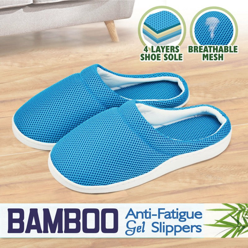 Cool Bamboo Anti-Fatigue Gel Slippers