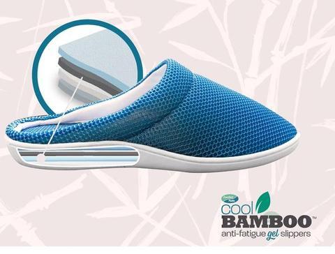 Cool Bamboo Anti-Fatigue Gel Slippers