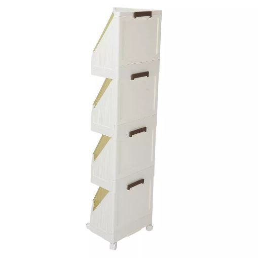 Corner Storage Cabinet Shelf for Bedroom Home