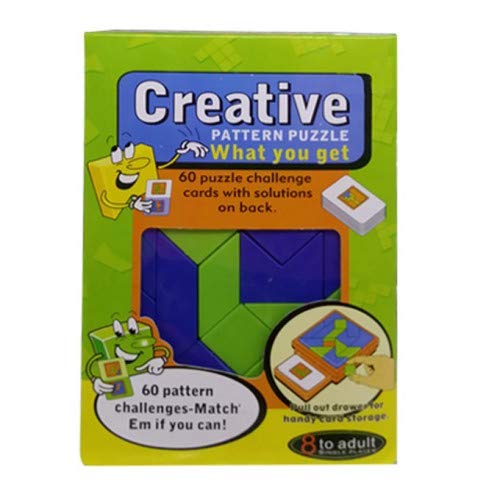 Creative Pattern Puzzle Game Blocks, 60 Pattern Challenge For Kids