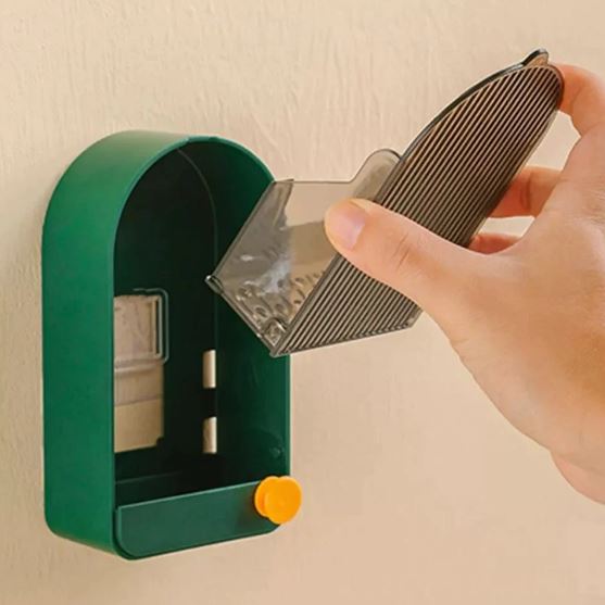 Creative Soap Box Wall-Mounted Drain Soap Holder