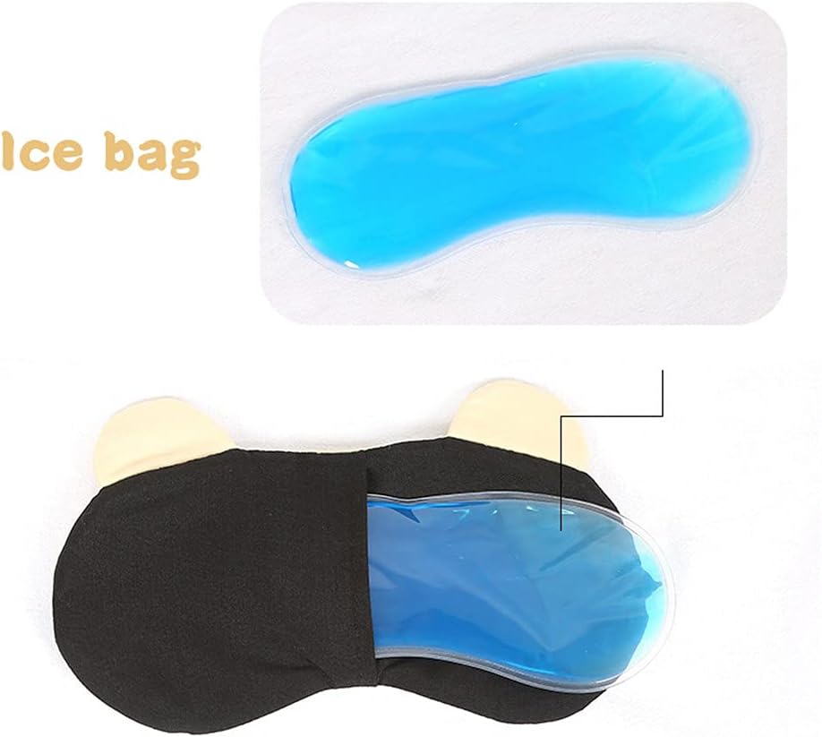 Cute Cartoon Sleep Shading Eye Mask Hot And Cold Compress Ice Eye