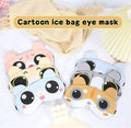 Cute Cartoon Sleep Shading Eye Mask Hot And Cold Compress Ice Eye