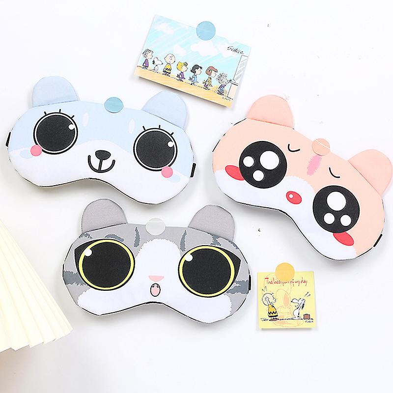 Cute Cartoon Sleep Shading Eye Mask Hot And Cold Compress Ice Eye