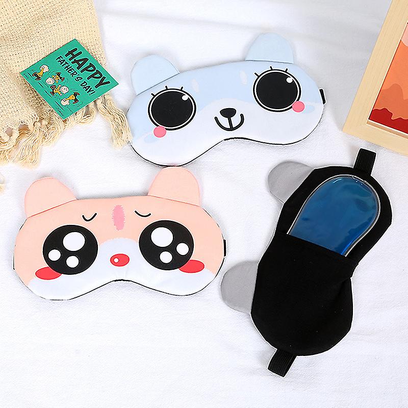 Cute Cartoon Sleep Shading Eye Mask Hot And Cold Compress Ice Eye