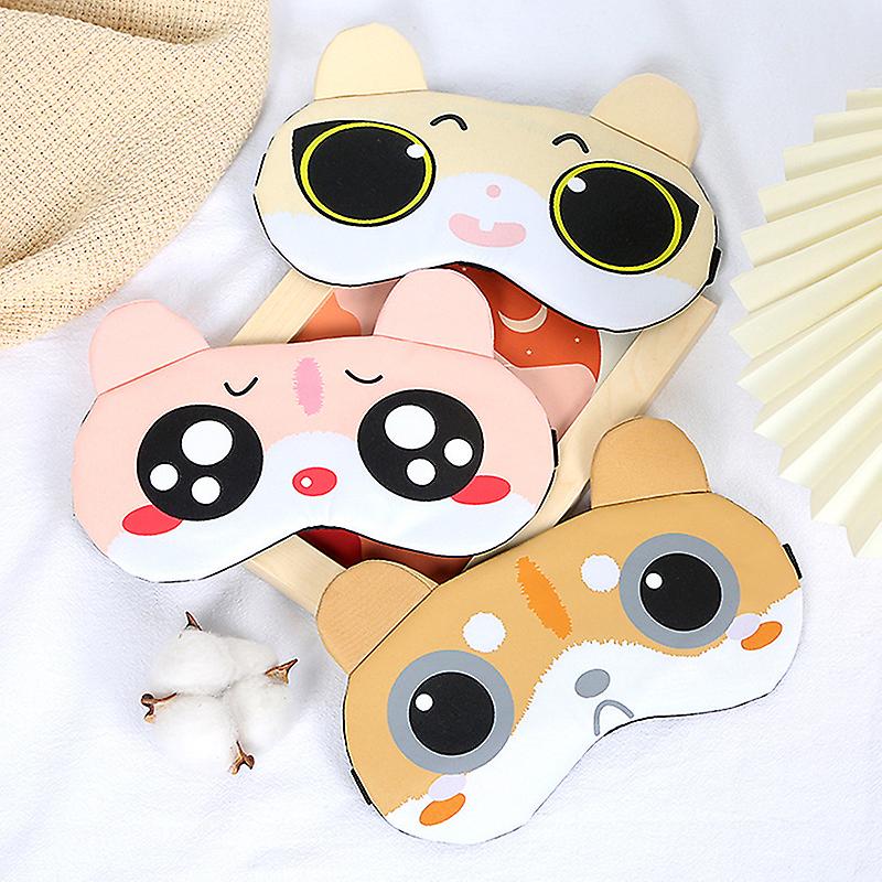 Cute Cartoon Sleep Shading Eye Mask Hot And Cold Compress Ice Eye