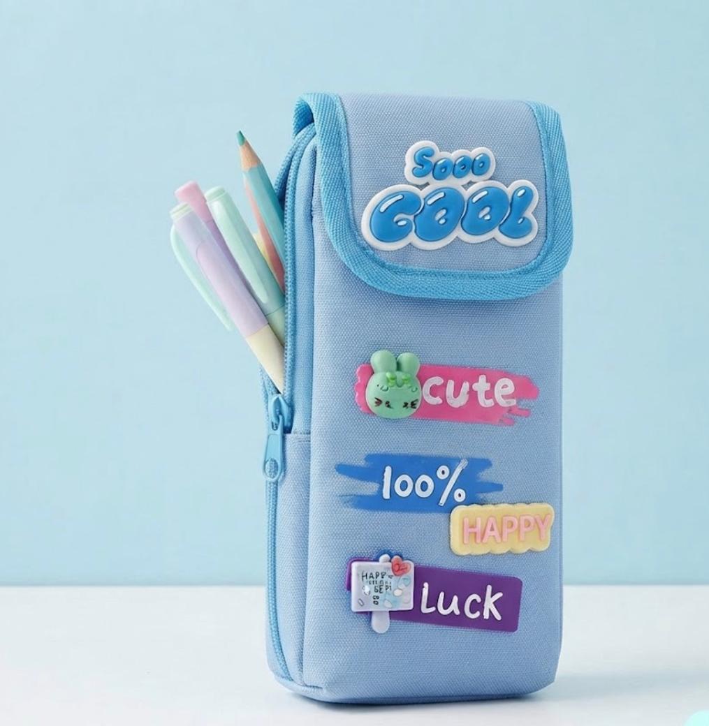 Cute pencil pouch for school Spacious, stylish, and perfect for organizing pens, pencils, and small essentials