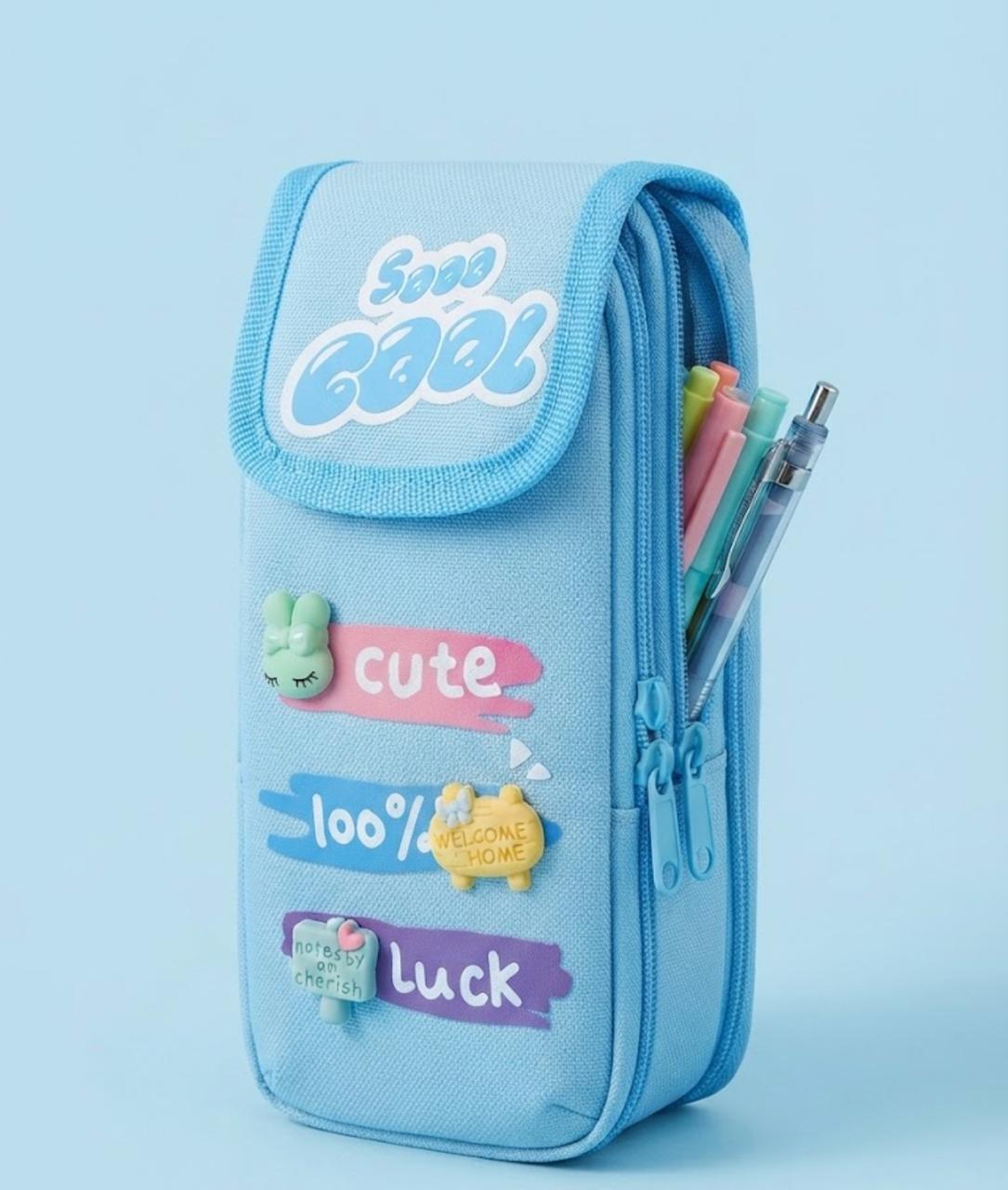 Cute pencil pouch for school Spacious, stylish, and perfect for organizing pens, pencils, and small essentials