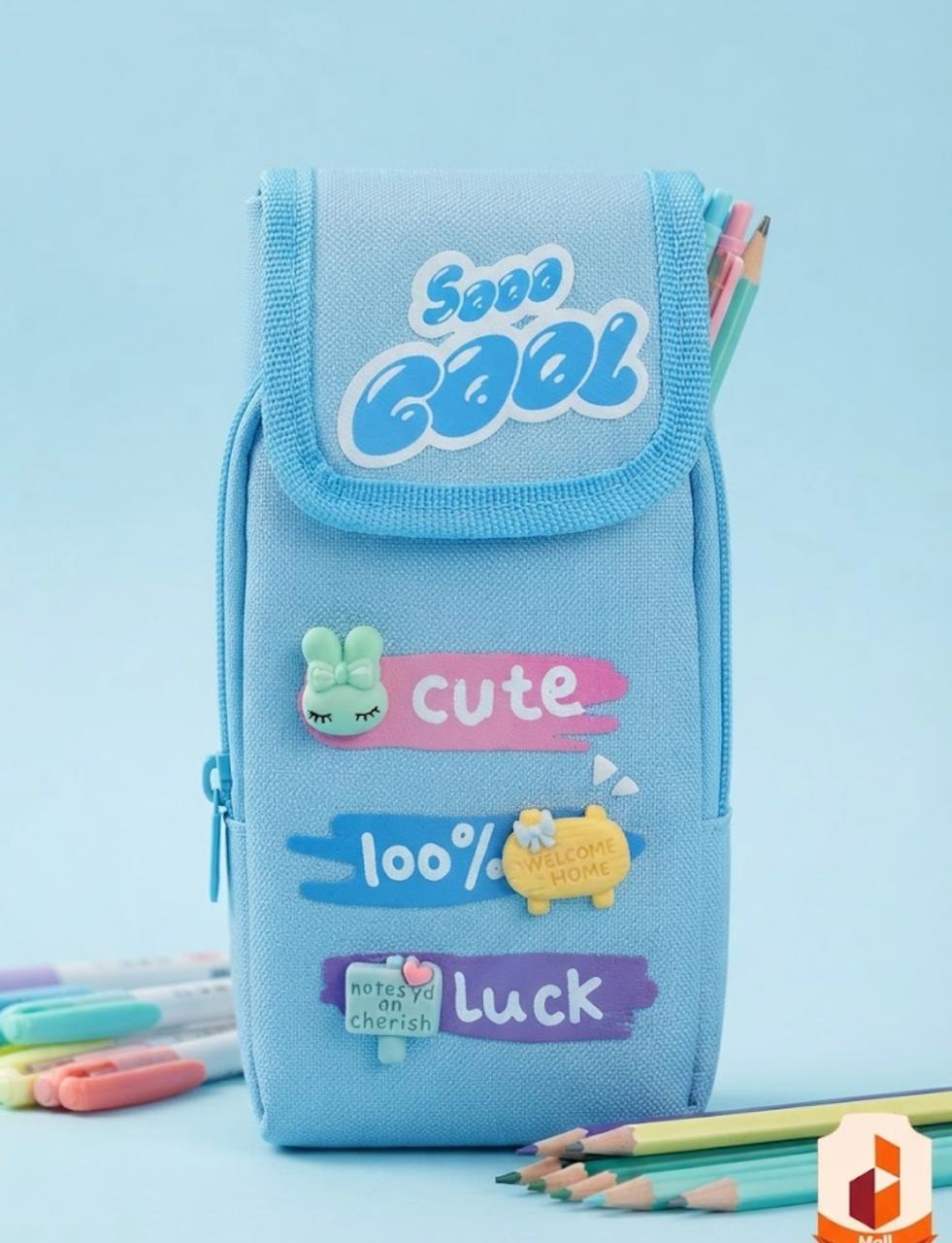 Cute pencil pouch for school Spacious, stylish, and perfect for organizing pens, pencils, and small essentials