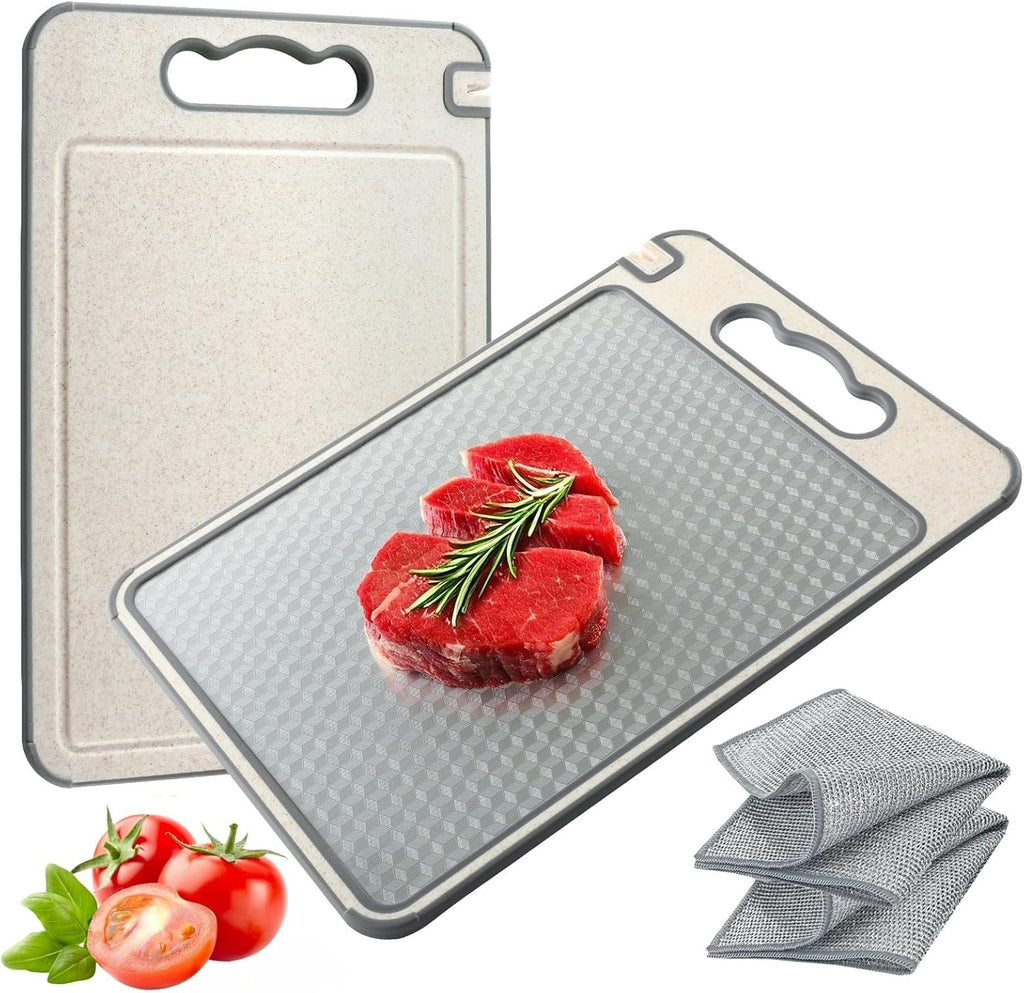 Defrosting Cutting Board, Double Sided Chopping Board Rapid Thawing for Kitchen Cooking