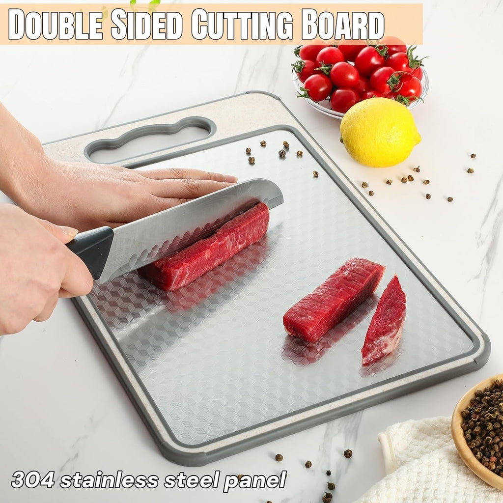 Defrosting Cutting Board, Double Sided Chopping Board Rapid Thawing for Kitchen Cooking