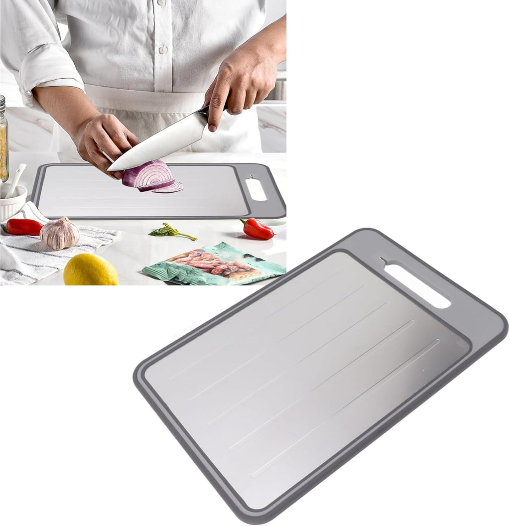 Defrosting Cutting Board, Double Sided Chopping Board Rapid Thawing for Kitchen Cooking