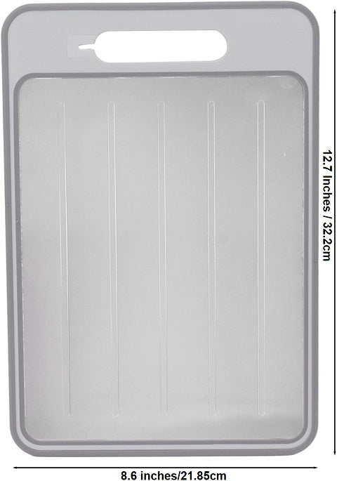 Defrosting Cutting Board, Double Sided Chopping Board Rapid Thawing for Kitchen Cooking
