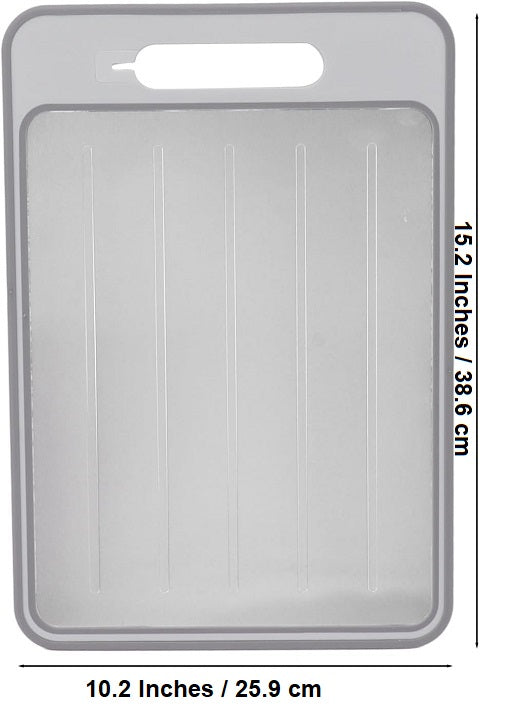 Defrosting Cutting Board, Double Sided Chopping Board Rapid Thawing for Kitchen Cooking