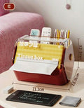Smart Desk Organizer Tissue Box for Living Room & Bedroom