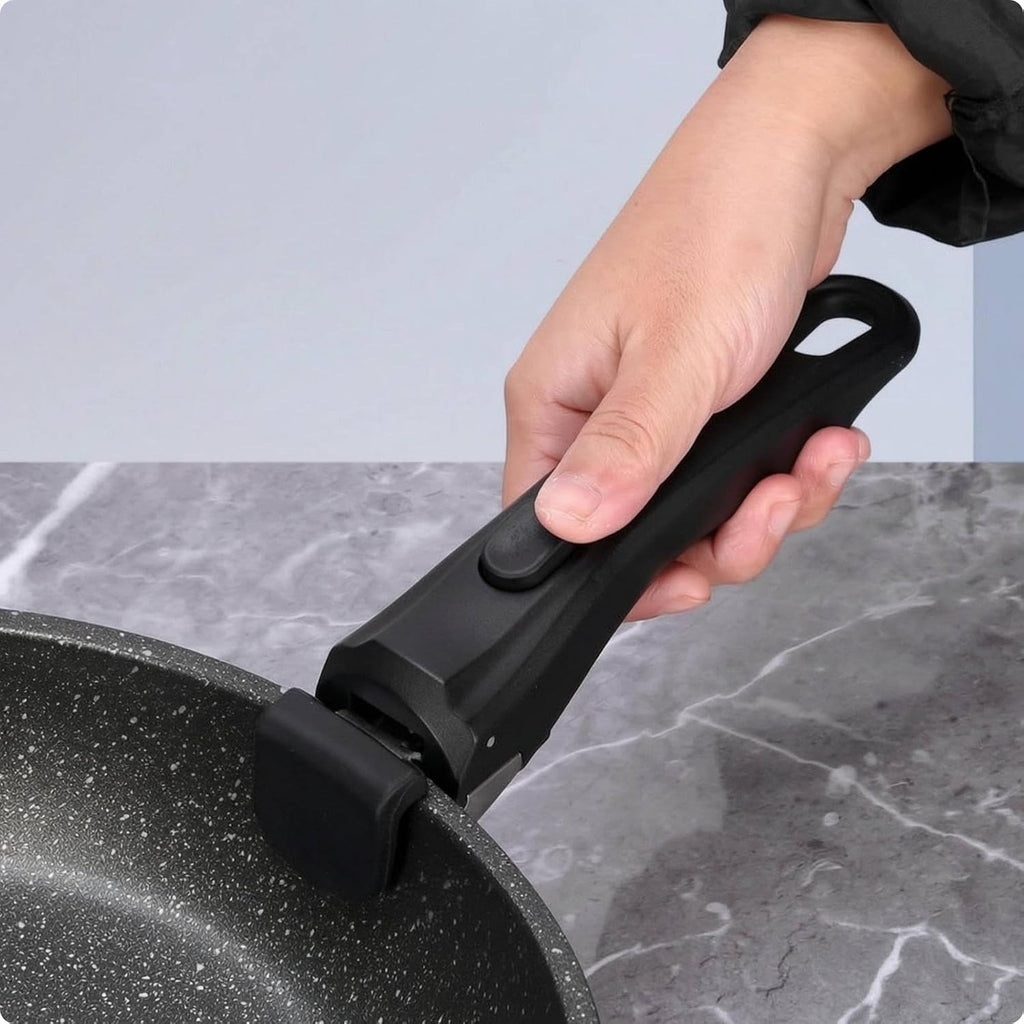 Pot Handle Detachable Replaceable Cookware Handle For Home Outdoor Camping