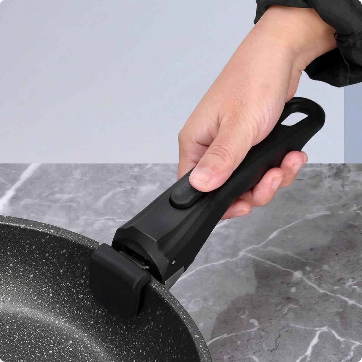 Pot Handle Detachable Replaceable Cookware Handle For Home Outdoor Camping