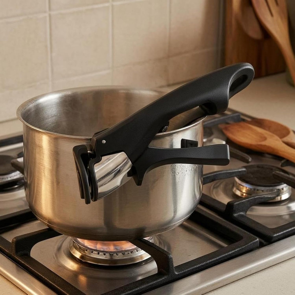 Pot Handle Detachable Replaceable Cookware Handle For Home Outdoor Camping