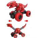 Retractable Dinosaur Friction Pull Back Toy