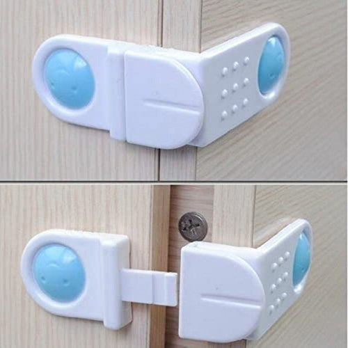 (Pack Of 2) Child Safety Door L Shaped Lock