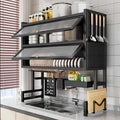 85cm Kitchen Storage Dish Rack With Cabinet