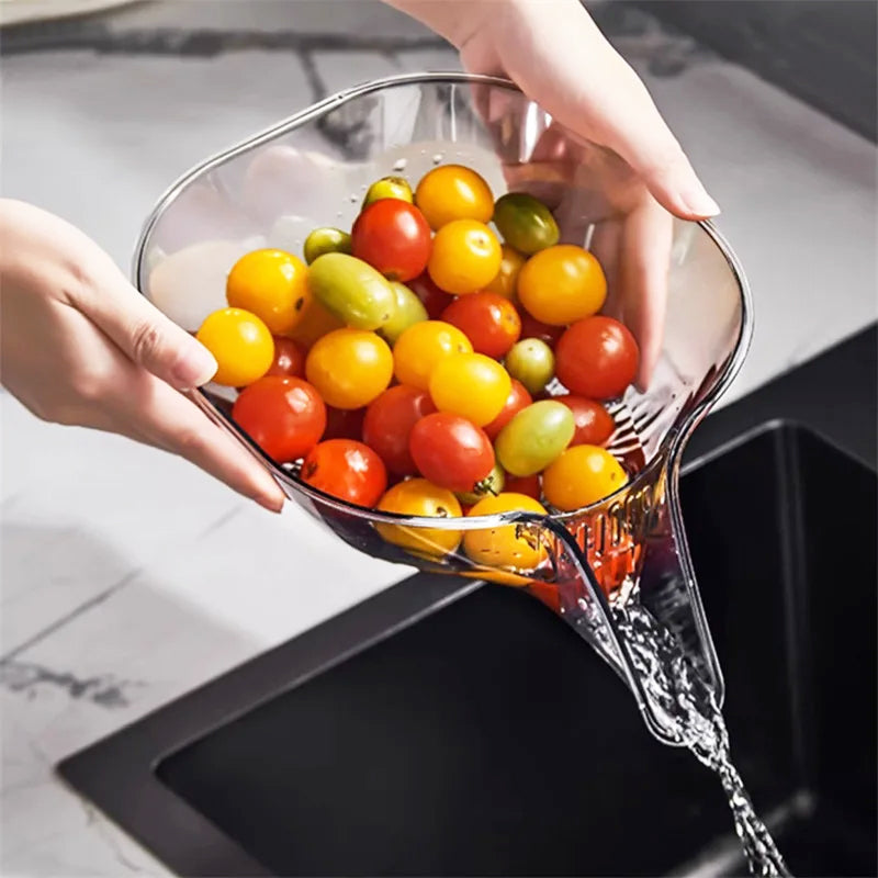Multifunctional Drain Funnel Bowl for Washing & Draining