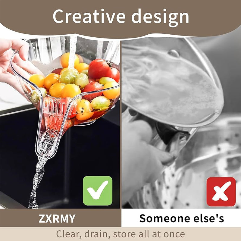 Multifunctional Drain Funnel Bowl for Washing & Draining