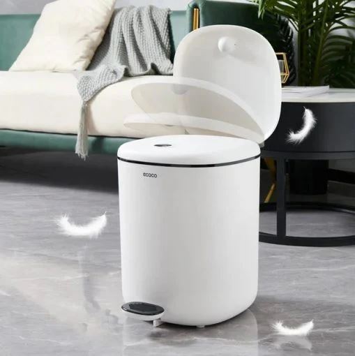 ECOCO Pedal Trash Can, 11L Ecoco Waste Bin