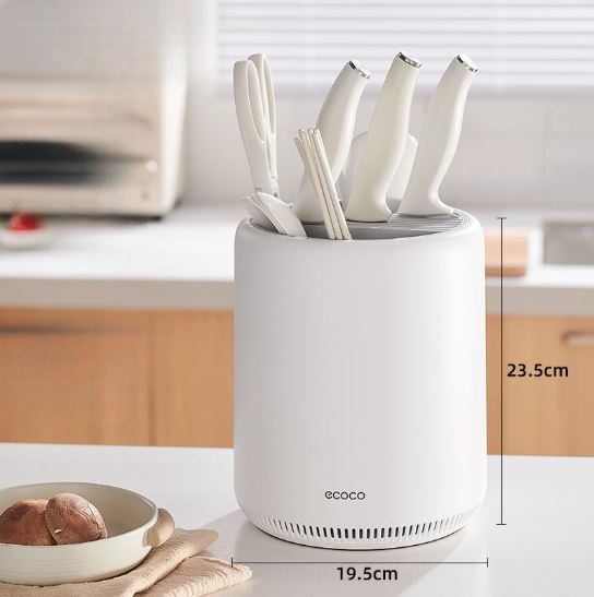 Ecoco 360° Rotating Knife Holder and Utensil Organizer
