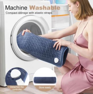 Electric Heating Pad - Large 12 x 21 inches for Muscular Pain