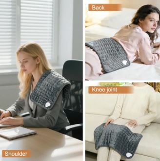 Electric Heating Pad - Large 12 x 21 inches for Muscular Pain