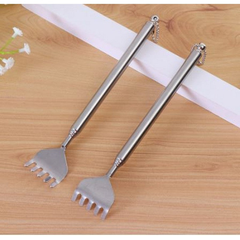 Extendable Back Scratcher Stainless Steel Telescopic Anti Itch Claw Massager Extender