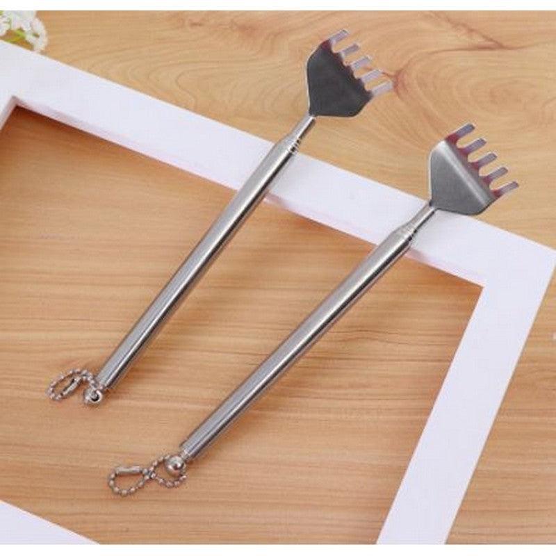 Extendable Back Scratcher Stainless Steel Telescopic Anti Itch Claw Massager Extender