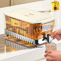 5.3L Fancy Cooler Iced Beverage Dispenser Sealed Lid Leakproof for Gathering | Cold Water Bottle