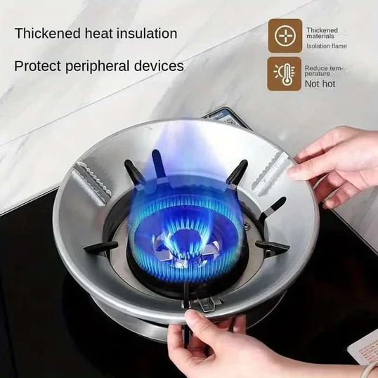 Fire Gas Stove Cover, Universal Gas Stove Burner, Energy Saving Wind Shield