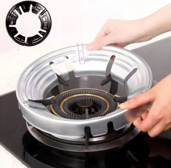 Fire Gas Stove Cover, Universal Gas Stove Burner, Energy Saving Wind Shield