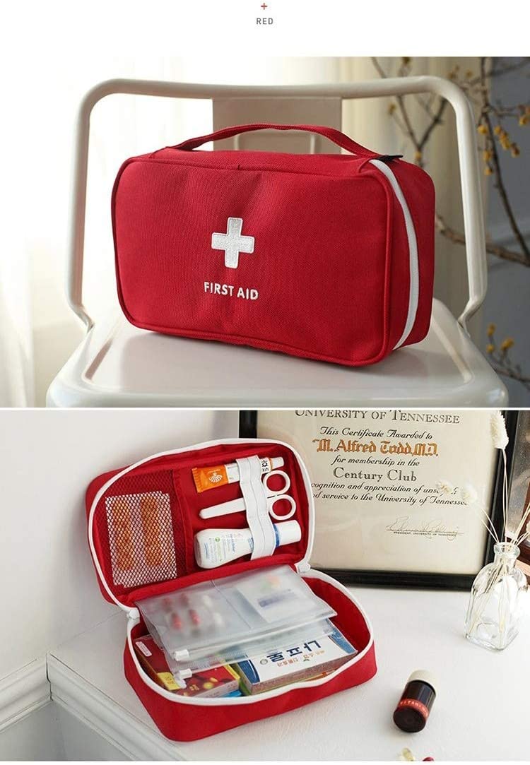 First Aid Kit Bag, Mini Empty Medical Storage Bag Portable Pouch