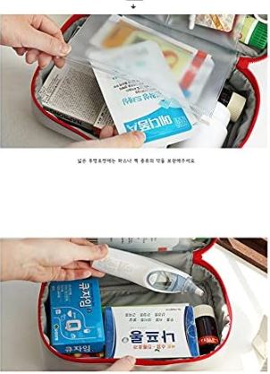 First Aid Kit Bag, Mini Empty Medical Storage Bag Portable Pouch