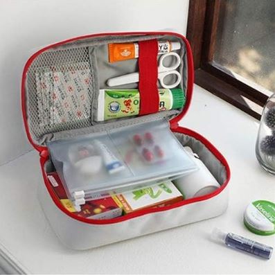 First Aid Kit Bag, Mini Empty Medical Storage Bag Portable Pouch