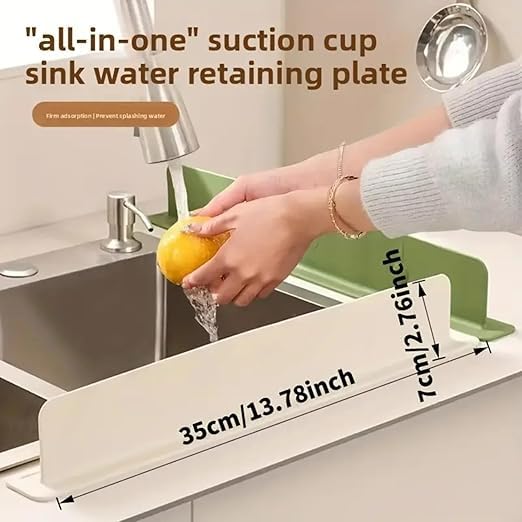 1pc Flexible Silicone Kitchen Sink Splash Guards