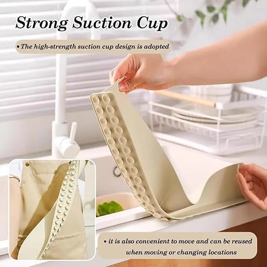 1pc Flexible Silicone Kitchen Sink Splash Guards
