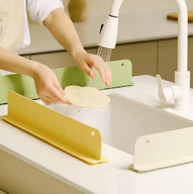 1pc Flexible Silicone Kitchen Sink Splash Guards