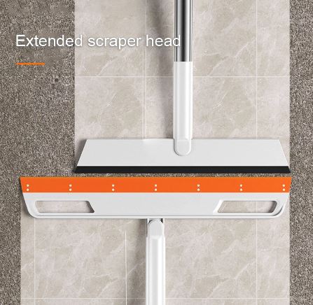 Household Cleaning Tools Floor Cleaning Scraper - Magic Broom Silicone Pet Hair Dusting Broom