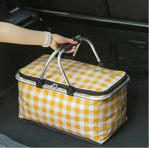 Foldable Insulated Picnic Basket