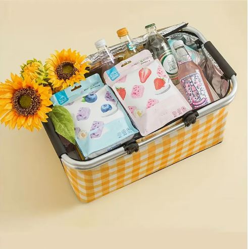Foldable Insulated Picnic Basket