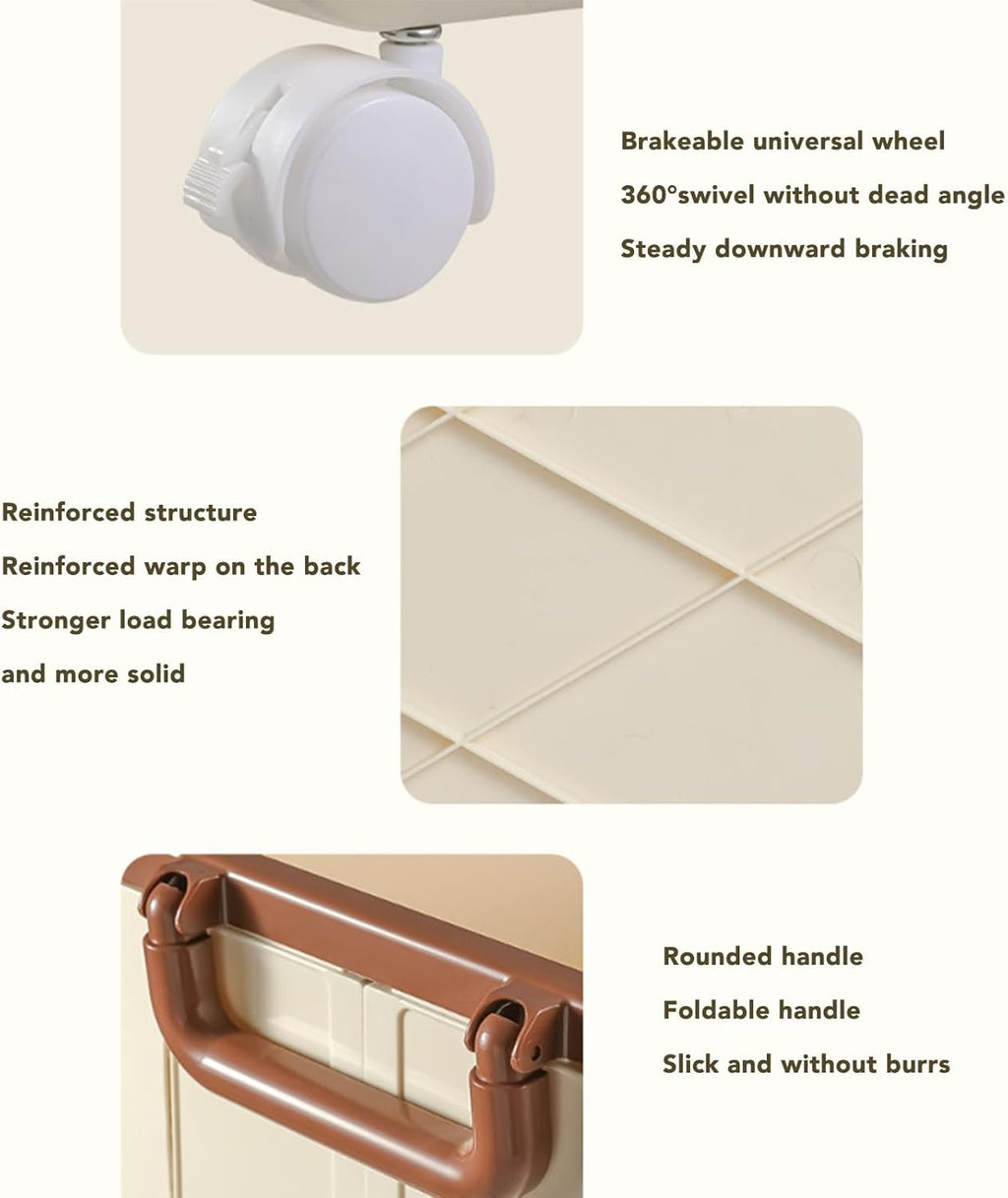 Foldable Storage Box - Foldable Storage Bin/Basket for Sports Equipment, Dirty Clothes, Toys