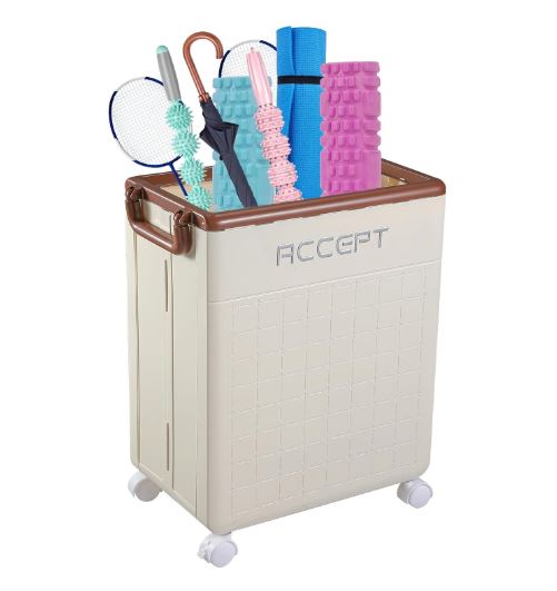Foldable Storage Box - Foldable Storage Bin/Basket for Sports Equipment, Dirty Clothes, Toys