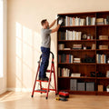 Heavy Duty Portable Multi-Purpose Ladders for Home, Kitchen, Step Stools for Adults with Wide Anti-Slip Pedals, Curved Cushioned Handrail and Safe-Lock Design