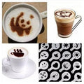 (Pack Of 16) Coffee And Cake Food Decorating Stencil - White