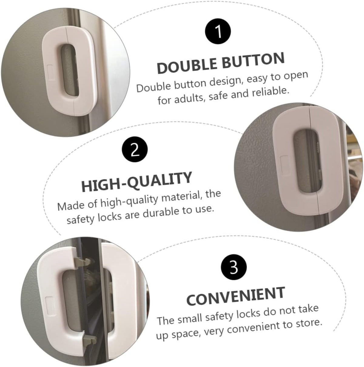 1pc Fridge Lock for Child Safety Cabinat